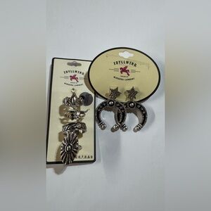 Idyllwind Silver and Black Earring Collection